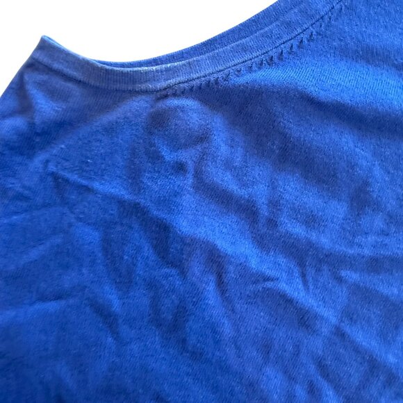 Talbots Plus Womens Blue Sleeveless Knit Tank Top 3X Rayon Blend - Picture 6 of 7